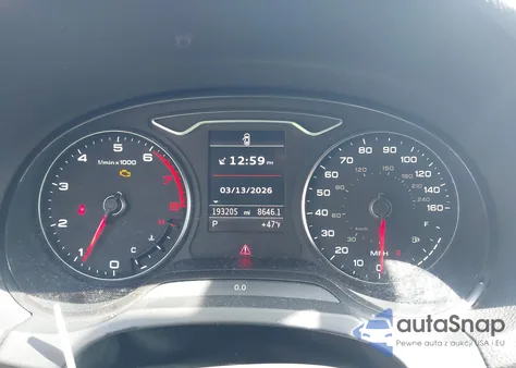 2015 Audi A3 2.0T Premium z USA, uszkodzony, nr VIN WAUEFGFF0F1017843